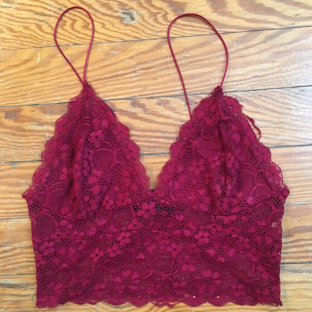 Laced crop top